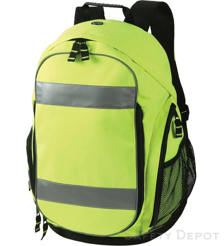 Safet BP6501 Yellow Reflective Back Pack